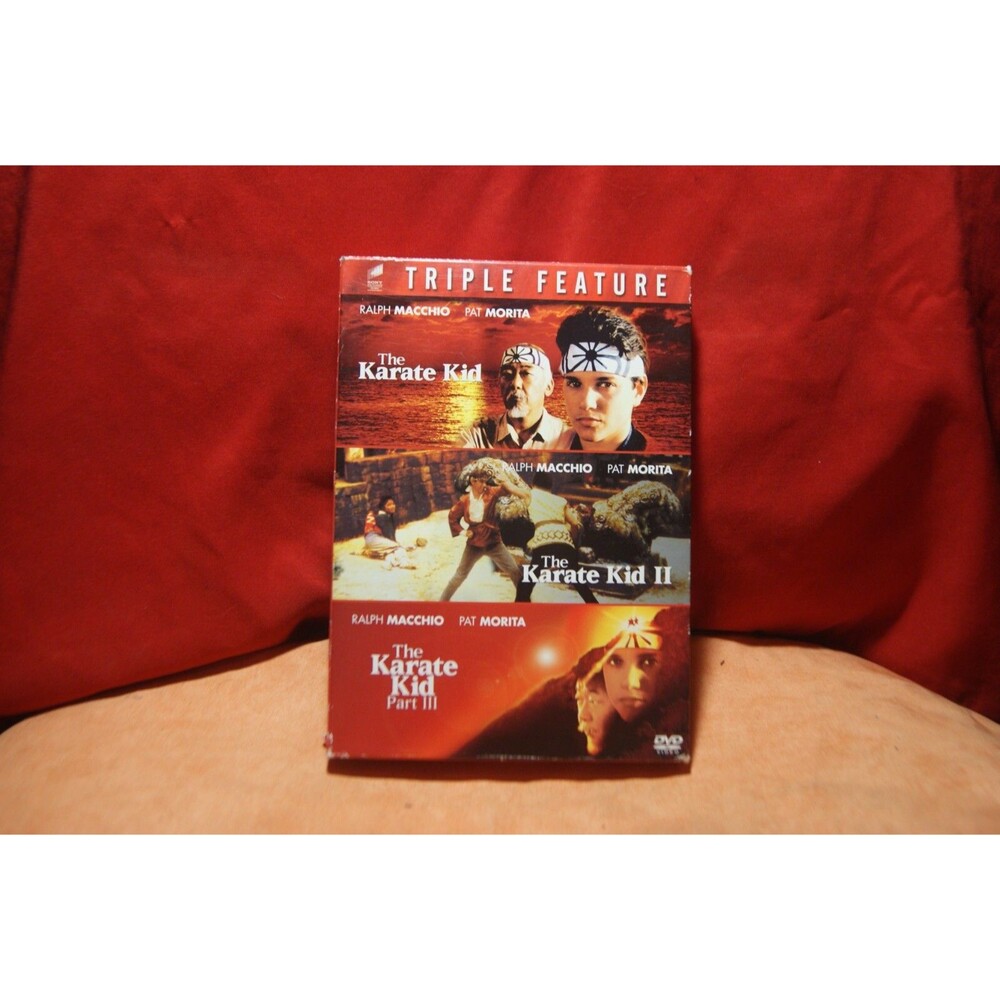 The Karate Kid 1-2-3(DVD 3 Feature) 3 Disc Set A Must Have Martial Art Drama